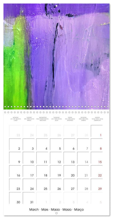 Finding silence in colours (CALVENDO Monthly Calendar 2026)