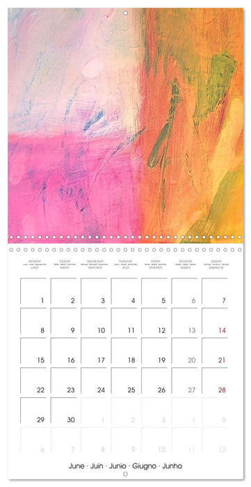 Finding silence in colours (CALVENDO Monthly Calendar 2026)