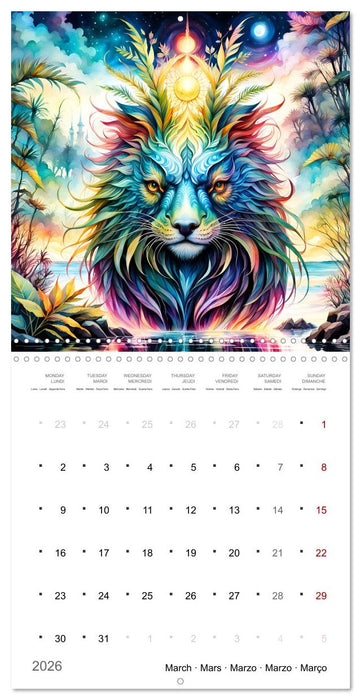 Créatures enchantées (CALVENDO Calendrier mensuel 2026)