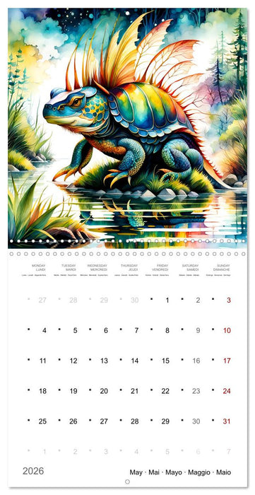 Créatures enchantées (CALVENDO Calendrier mensuel 2026)