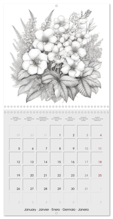 Le monde végétal (CALVENDO Calendrier mensuel 2026)