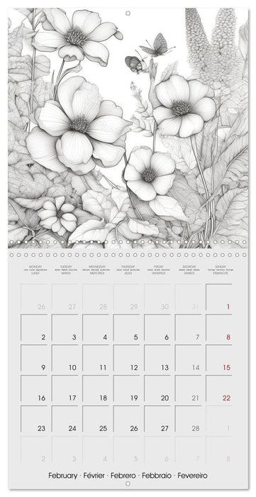 Le monde végétal (CALVENDO Calendrier mensuel 2026)