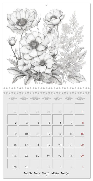 Le monde végétal (CALVENDO Calendrier mensuel 2026)