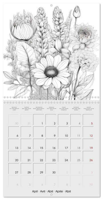 Le monde végétal (CALVENDO Calendrier mensuel 2026)