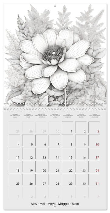 Le monde végétal (CALVENDO Calendrier mensuel 2026)