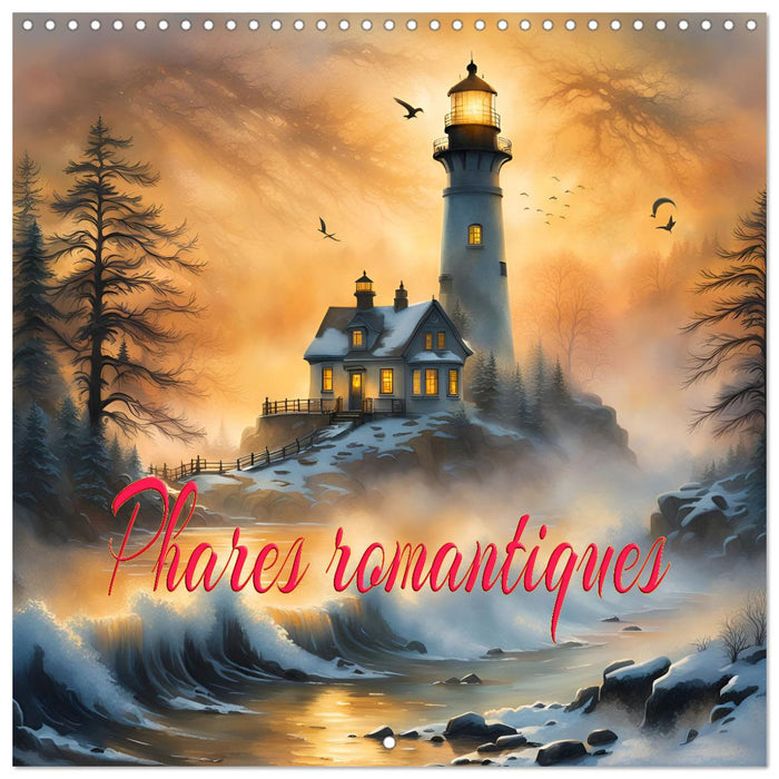 Phares romantiques (CALVENDO Calendrier mensuel 2026)
