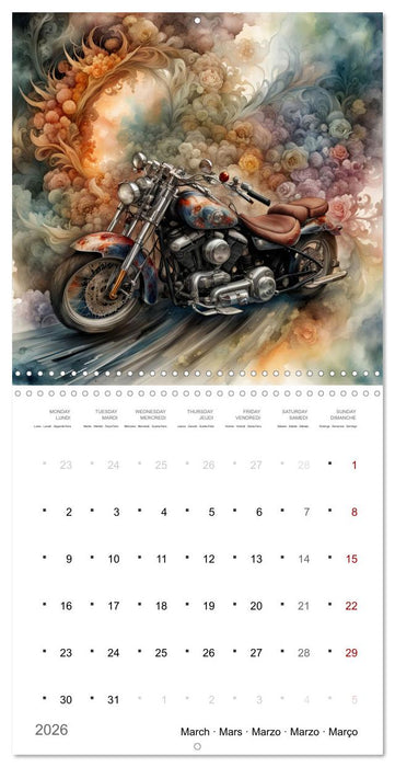 De la mécanique poétique (CALVENDO Calendrier mensuel 2026)