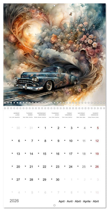 De la mécanique poétique (CALVENDO Calendrier mensuel 2026)