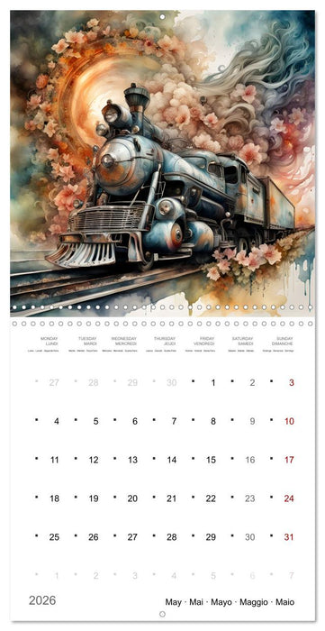 De la mécanique poétique (CALVENDO Calendrier mensuel 2026)