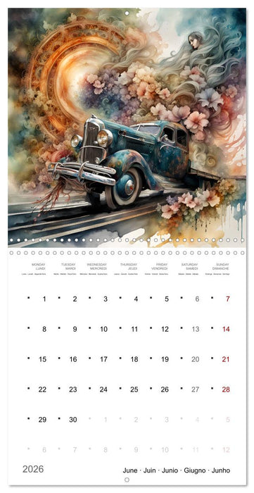 De la mécanique poétique (CALVENDO Calendrier mensuel 2026)