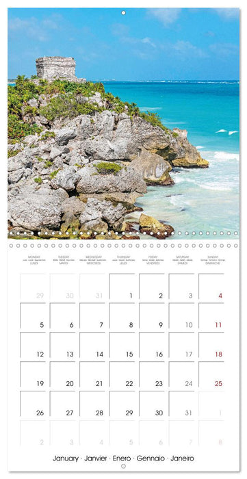 Lost Worlds: Ancient cultures of Central and South America (CALVENDO Monthly Calendar 2026)