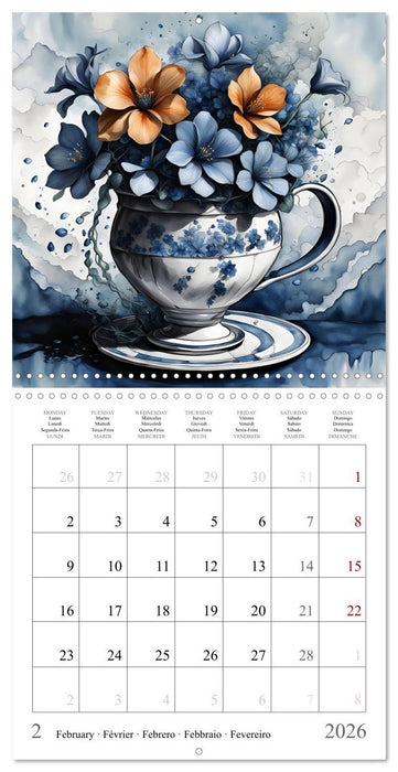 Enchanting mugs (CALVENDO Monthly Calendar 2026)