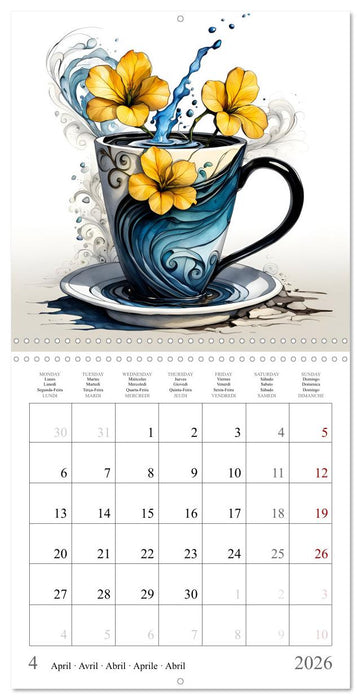 Enchanting mugs (CALVENDO Monthly Calendar 2026)