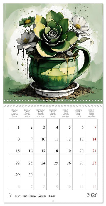 Enchanting mugs (CALVENDO Monthly Calendar 2026)