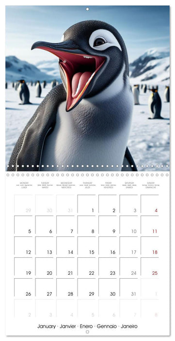 Joie animale - Une année de sourires et d'énergie positive (CALVENDO Calendrier mensuel 2026)