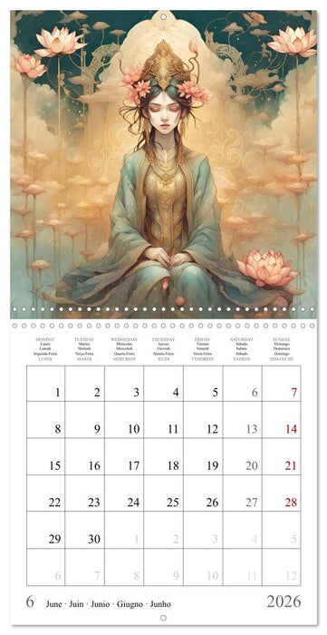 Beautés florales (CALVENDO Calendrier mensuel 2026)
