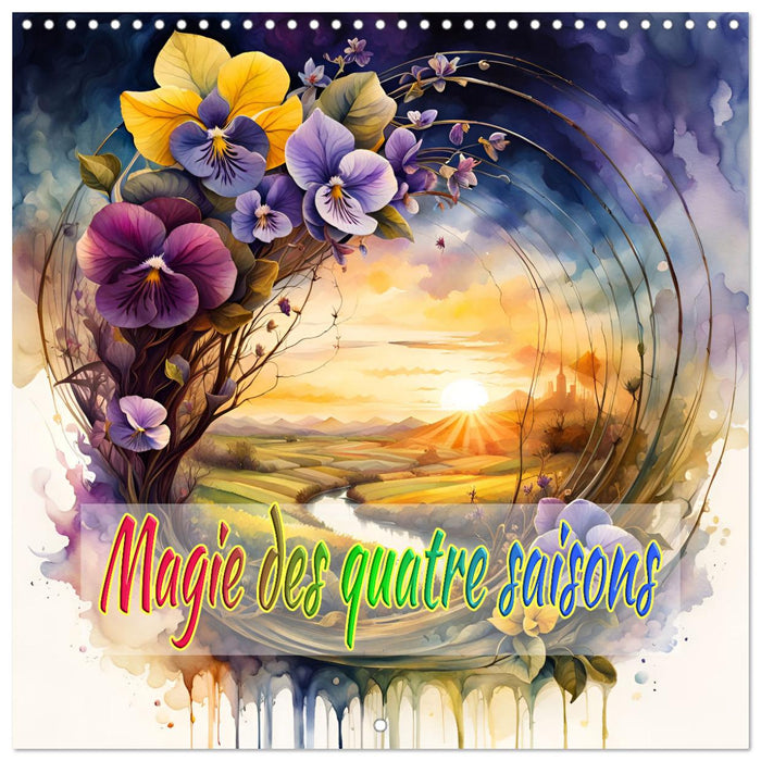 Magie des quatre saisons (CALVENDO Calendrier mensuel 2026)