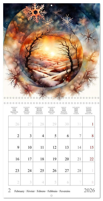 Magie des quatre saisons (CALVENDO Calendrier mensuel 2026)