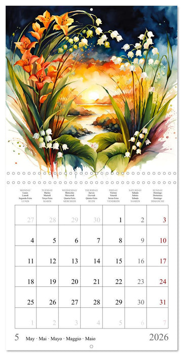 Magie des quatre saisons (CALVENDO Calendrier mensuel 2026)