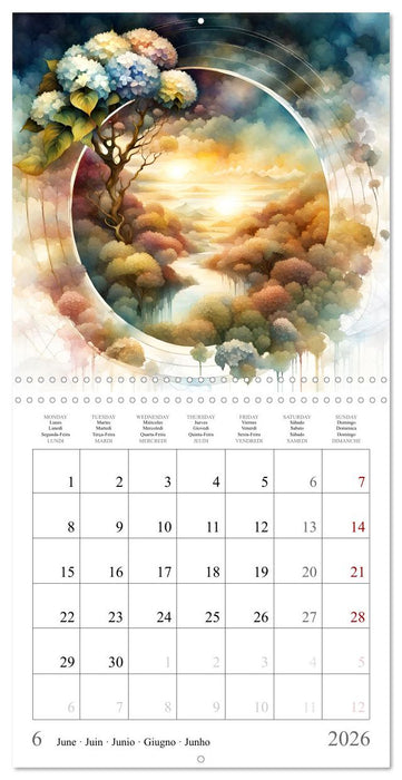 Magie des quatre saisons (CALVENDO Calendrier mensuel 2026)