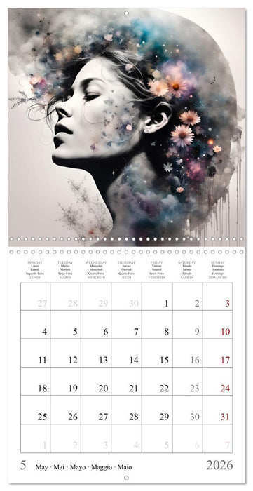 Silhouettes mystérieuses (CALVENDO Calendrier mensuel 2026)