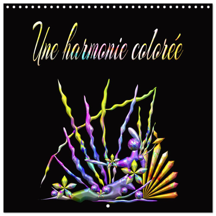 Une harmonie colorée (CALVENDO Calendrier mensuel 2026)