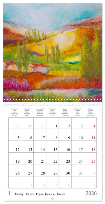 The colours of Tuscany in Italy (CALVENDO Monthly Calendar 2026)