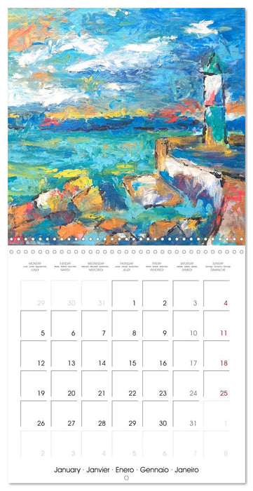 Colours of longing (CALVENDO Monthly Calendar 2026)