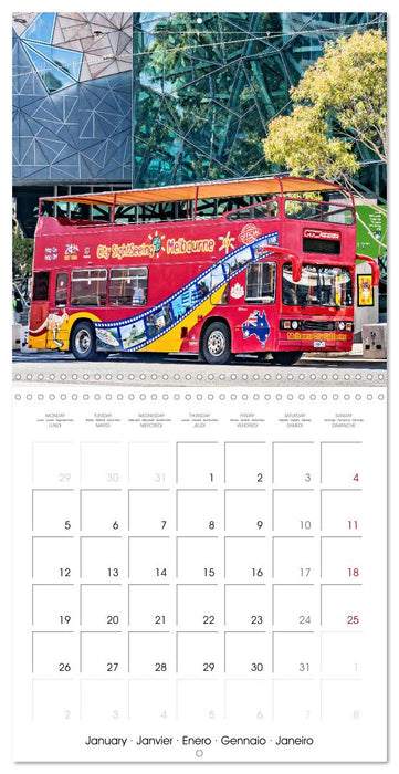 Melbourne - Australia's friendly metropolis (CALVENDO Monthly Calendar 2026)