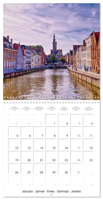 Comté de Flandre (CALVENDO Calendrier mensuel 2026)