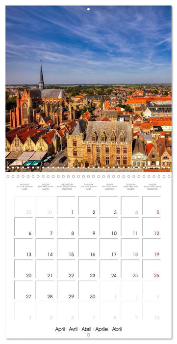 Comté de Flandre (CALVENDO Calendrier mensuel 2026)