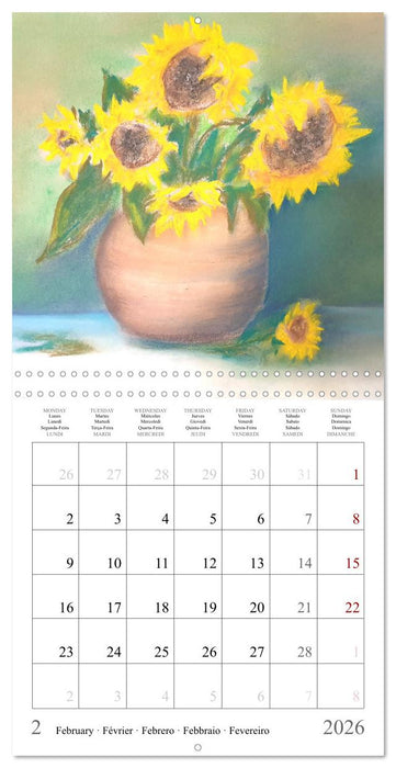 Oasis of calm - Finding silence in painted still life (CALVENDO Monthly Calendar 2026)