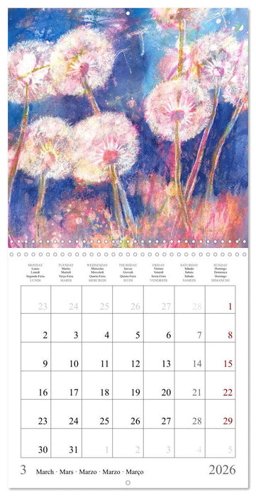 Oasis of calm - Finding silence in painted still life (CALVENDO Monthly Calendar 2026)