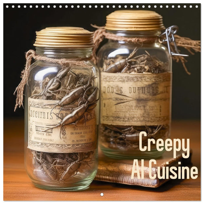 Creepy AI Cuisine (CALVENDO Monthly Calendar 2026)