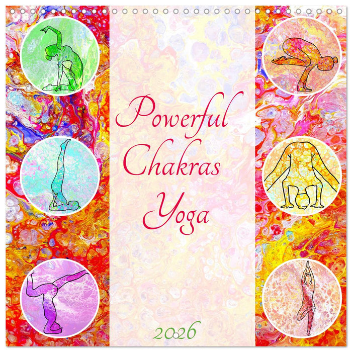 Powerful Chakras Yoga (CALVENDO Monthly Calendar 2026)