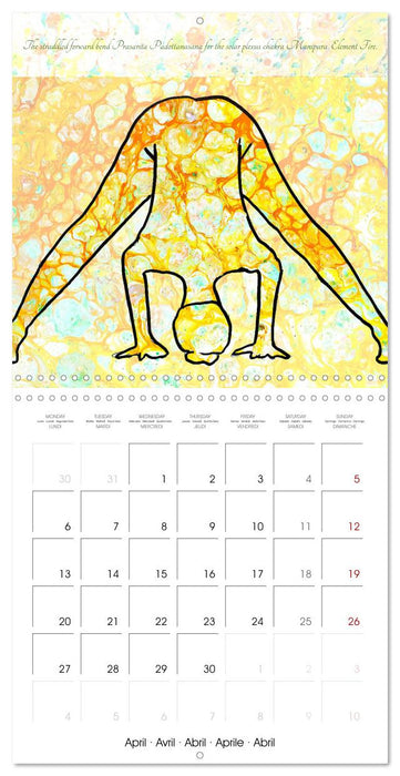 Powerful Chakras Yoga (CALVENDO Monthly Calendar 2026)