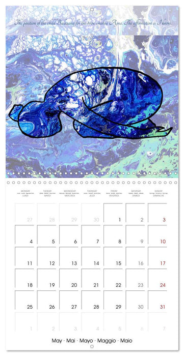 Powerful Chakras Yoga (CALVENDO Monthly Calendar 2026)