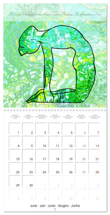 Powerful Chakras Yoga (CALVENDO Monthly Calendar 2026)