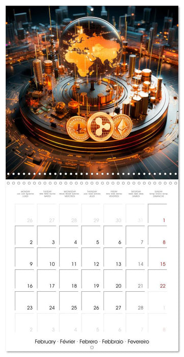 CRYPTO Real thrill (CALVENDO Monthly Calendar 2026)