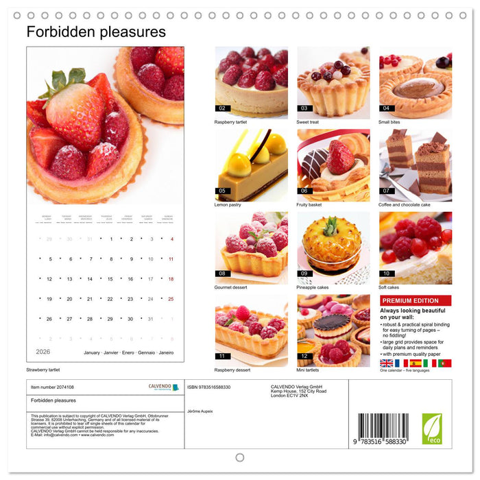 Forbidden pleasures (CALVENDO Monthly Calendar 2026)