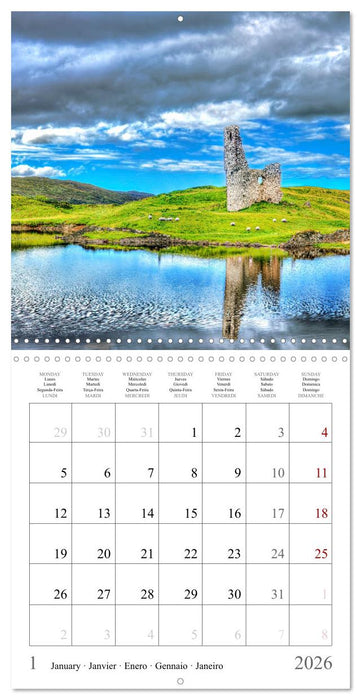 Scotland - Magical landscapes of the Highlands (CALVENDO Monthly Calendar 2026)
