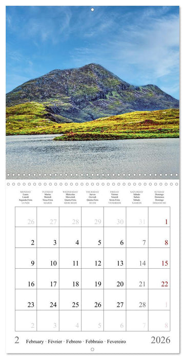 Scotland - Magical landscapes of the Highlands (CALVENDO Monthly Calendar 2026)
