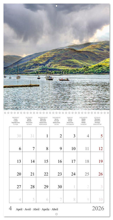 Scotland - Magical landscapes of the Highlands (CALVENDO Monthly Calendar 2026)