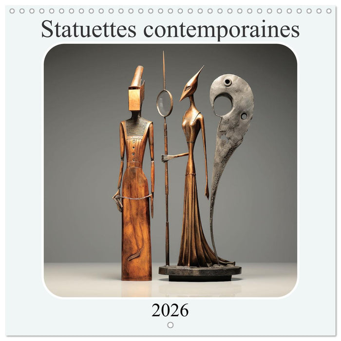 Statuettes contemporaines (CALVENDO Calendrier mensuel 2026)