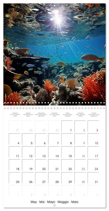 Beside tropical beaches (CALVENDO Monthly Calendar 2026)