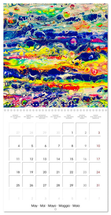 Your year full of rainbows by Katharina Stachanczyk (CALVENDO Monthly Calendar 2026)