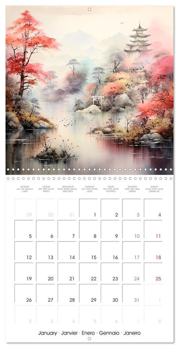 Terres d'habitats (CALVENDO Calendrier mensuel 2026)