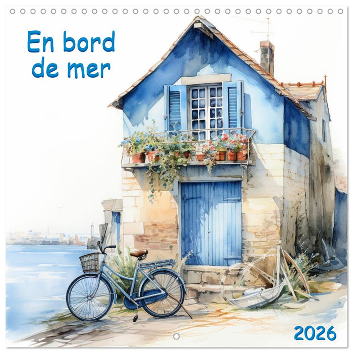 En bord de mer (CALVENDO Calendrier mensuel 2026)