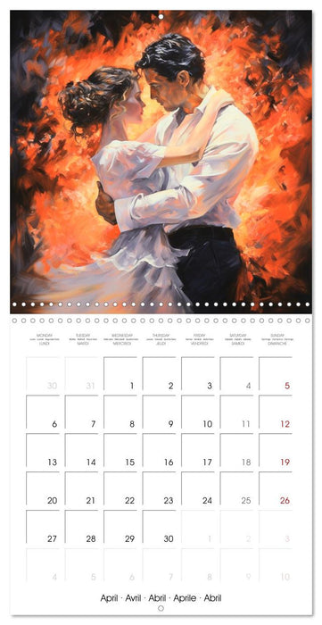 Danse passion (CALVENDO Calendrier mensuel 2026)