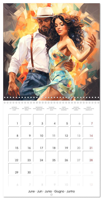 Danse passion (CALVENDO Calendrier mensuel 2026)